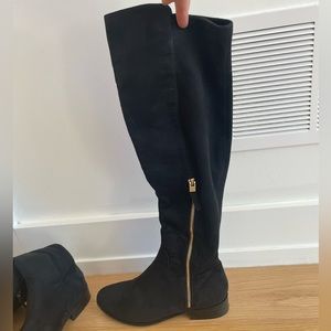 Aldo knee high faux suede boots
